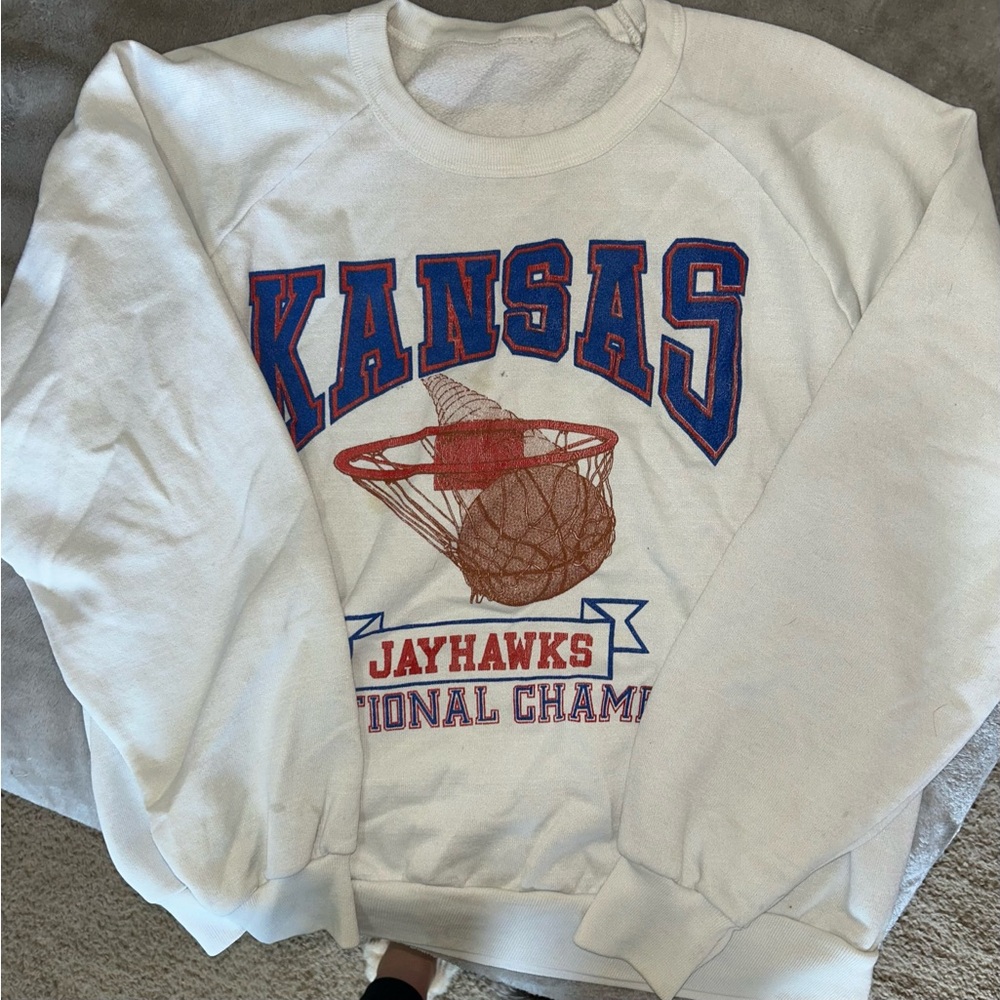 vintage ku crewneck